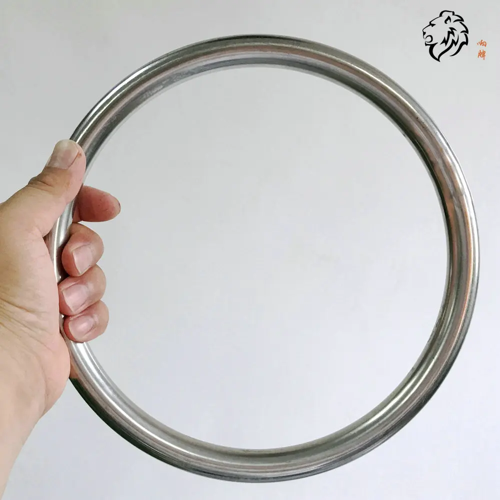 Wing Chun Stainless Steel Ring Kung Fu Weapons wing chun kung fu rings Sticky Hand Strength Training Steel Rattan Ring