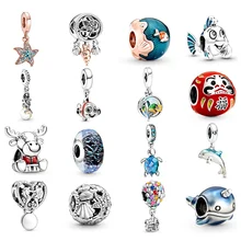 

Women For Jewelry Bead Beadeds Charm Making 925 Sterling Silver Wholesale Fit Original Pandora DIY Bracelet Charms Fine Jewellry