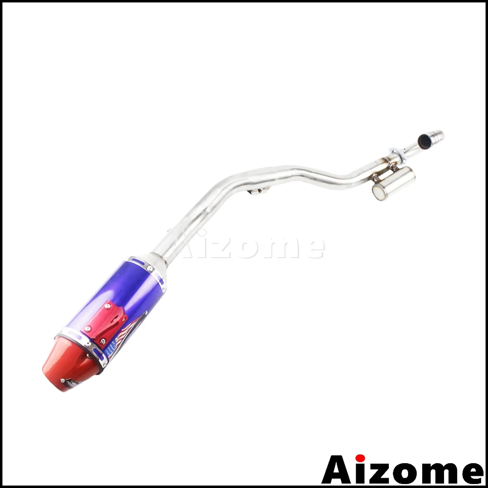 Грязь велосипед выхлопная труба полная система для Honda CRF150F CRF230F 2003- CRF150 CRF230 Внедорожный полный Глушитель Трубы