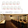 10 LED Bulbs Hollywood Vanity Makeup Mirror Light Kit Cosmetic Bulb Adjustable Make Up Mirrors Brightness Lights Bedroom ► Photo 2/6