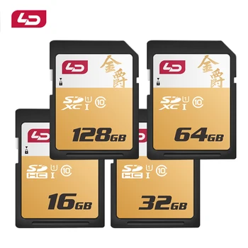 

LD SD Card 80M/s 16GB 32GB U1 SDHC 64GB 128GB Class10 UHS-1 SDXC Memory Card For 1080p 3D 4K video Camera