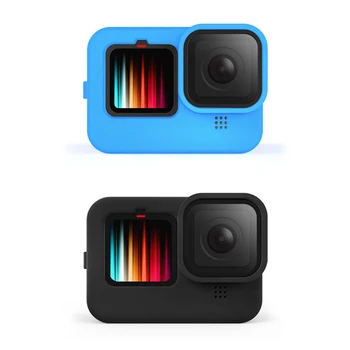 

GoPro 9 Silicone Protective Case Camera Lens Cover Case Anti-drop Soft Shell For Gopro Hero 9 Black Sports Camera Accessories