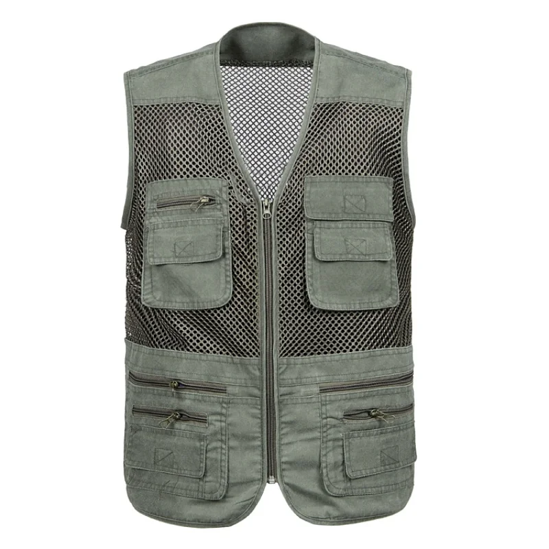 

Outdoor Men Women Fishing Vest Summer Hunting Multi-pockets Professional Photography Vest Fish Jackets