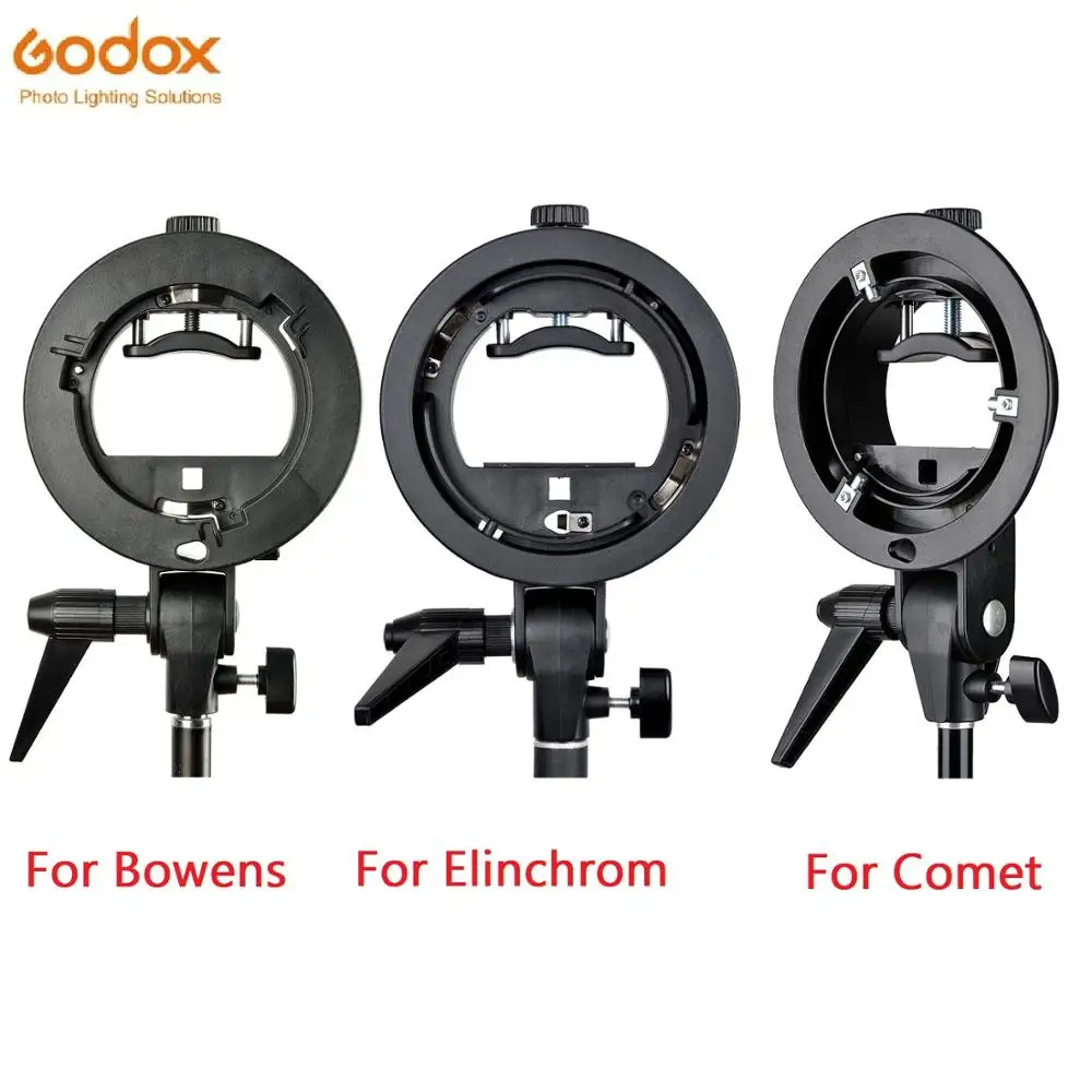 

Godox S-type S-EC держатель кронштейна для вспышки Elinchrom Comet Bowens, для софтбокса