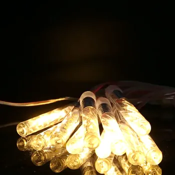 

Fashion LED Flash Lamp String Eight Modes Colorful Power supply strobe light Warm White courtyard home decoration light String