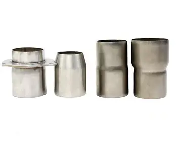 

universal 51mm-51mm-60mm inlet motorcycle exhaust pipe conversion mid-front welding head stainless steel adapter 51mm extension