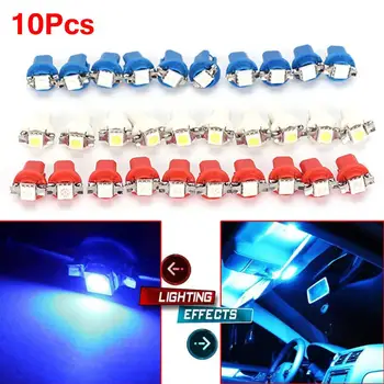 

10PCS B8.3D 5050 LED Light for Dashboard Instrument Cluster Light Car Light Bulb Side Light Car Interior Indicator Panel Lights