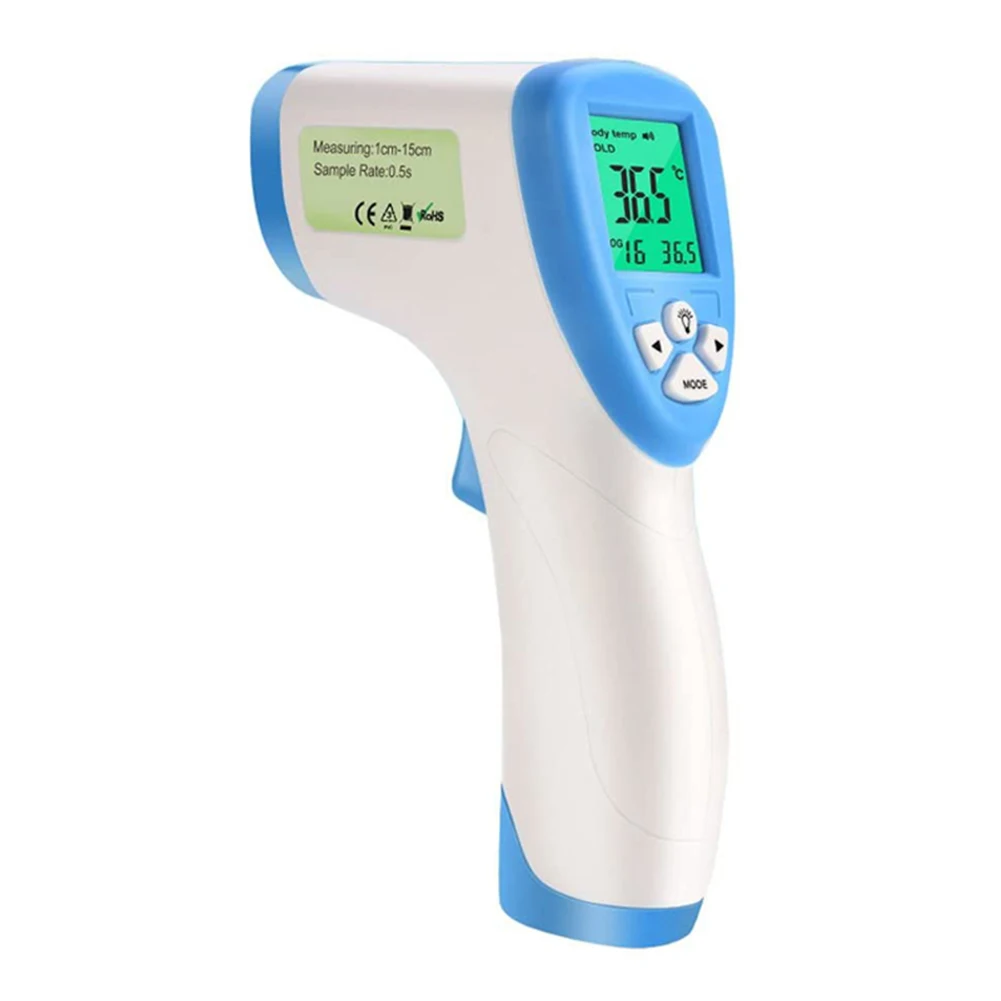 

Infrared Thermometer No-contact Digital Thermometers Forehead Temperature Meter Color Random DTT88