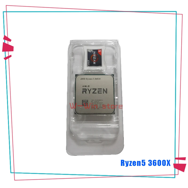 Процессор AMD Ryzen 5 3600X R5 3600X3,8 ГГц шестиядерный процессор с 12 резьбой 7NM 95 Вт L3 = 32 м 100-000000022 разъем AM4