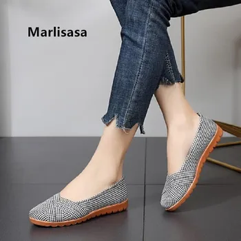 

Women Fashion Round Toe Spring Slip on Flat Shoes Lady Causal Light Weight Comfortable Summer Shoes Frauen Flache Schuhe G5438