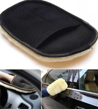 

1Pc Soft Wool cashmere Car Cleaning Glove auto Washing Duster Towel Cloth Tools