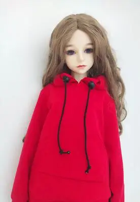 T02-X547-2 Blyth кукольные одежда 1/3 1/4 bjd 1/6 мягкого плюша; аксессуары для куклы свитер рваные джинсовые шорты черного, белого, красного цвета, цвета на выбор, для детей 2, шт./компл - Цвет: I red tops