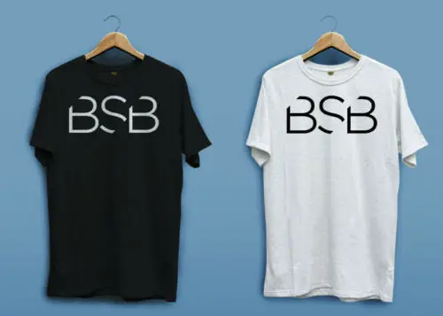 

New Backstreet Boys BSB Boy Band Logo White Black Men's T-shirt Shirt XS - 2XL Short Sleeve 100% Cotton Man Tee Tops