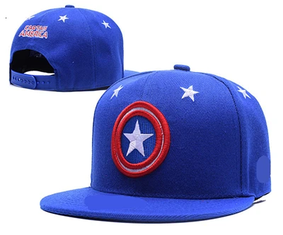 Captain america cap Регулируемая бейсбольная Кепка Для Взрослых С супергероями, бейсболка в стиле бесконечных войн, хлопковая Кепка с вышивкой в стиле хип-хоп для мужчин и женщин - Цвет: Captain america cap