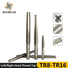1 шт. TR8-TR16 левая/правая ручная машина Трапециевидный кран HSS штекер кран винтовой кран сверлильный станок резьбовой кран