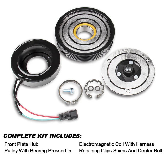 A/C Compressor Clutch Replacement For 2007-2012 Nissan Altima & Sentra 2.5L - DCS171C, PAG 46 Oil