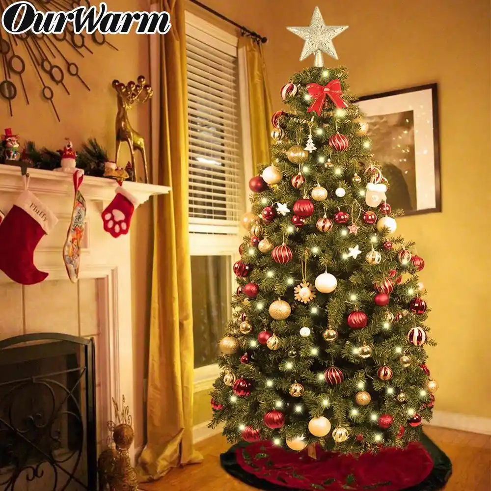 Nuestro Calido Arbol De Navidad De 210cm De 7 Pies Con Luces Led Ul588 Que Cambian De Color Artificial Arbol Walmart Decoraciones De Navidad Para El Hogar Aliexpress