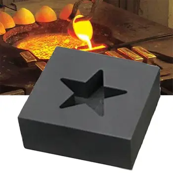 

2Pcs High Density Graphite Ingot Mould Mold Melting Tool for Metal Aluminum