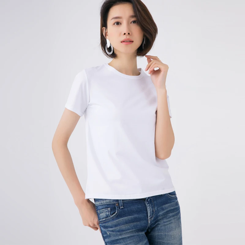 Tops T Shirt Women Short Sleeve red Tshirt 