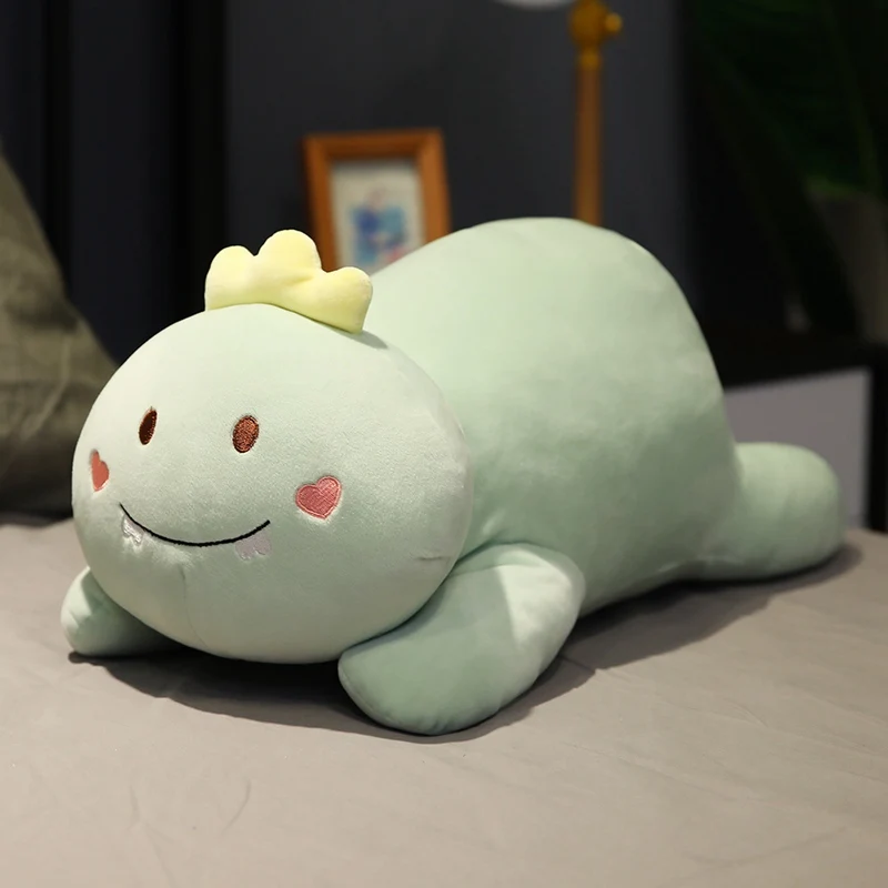 50 см/70 см мягкая Kawaii плюшевая подушка панда кошка динозавр плюшевая игрушка с одеялом мультяшная мышь Слон кролик набивной ворс кукла подарок - Цвет: Dinosaur Doll