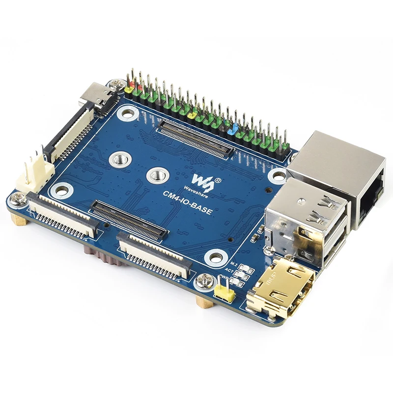 Placa de Base Mini Módulo Raspberry pi Placa de Base com cs Dsi Rtc Ventilador Hdmi-compatível Usb Rj45 Gigabit sd Card Slot M.2 para Cm4 Acessórios p/ quadro de demonstração - Imagem 2