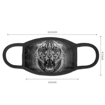 

NOISYDESIGNS Fashion Mask Unisex Anti Dust Mouth Mask Cool Tiger Design Face Mask For Outdoor Riding Clothing Accessories