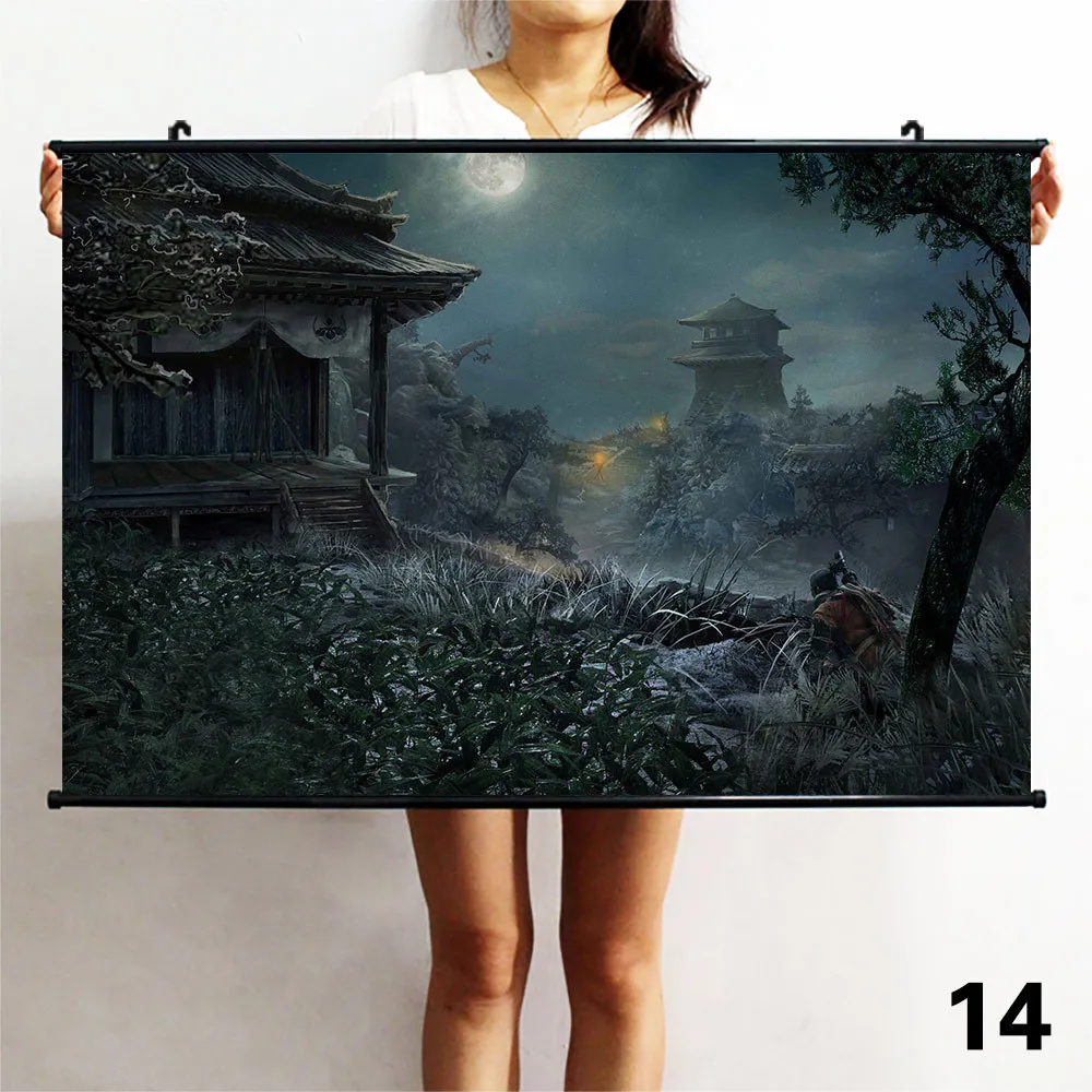 SEKIRO Hidetaka Miyazaki винтажная Классическая игра крафт-бумага плакат живопись наклейки на стену подвесные картины настенные холст