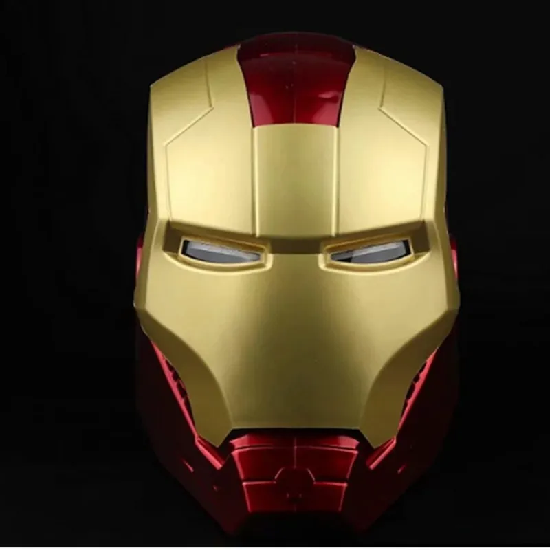 

Avengers Iron Man Helmet Eyes shine Mask can be opened PVC Action Figure Collection Model Toy B35