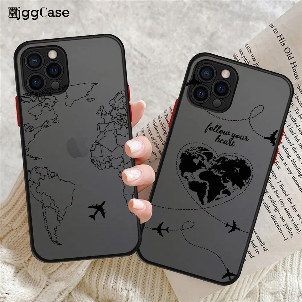 Забавные Дорожная карта чехол для телефона iPhone 7 12 11 Pro XS MAX XR X 8 6s Plus SE2020