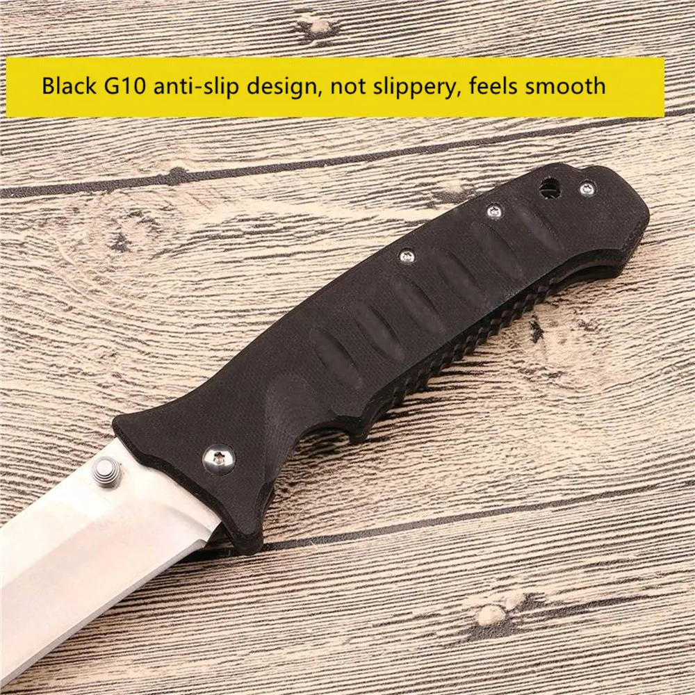 На открытом воздухе сабельный нож Тактический охотничий инструмент Джек нож высокая твердость Самозащита выживания Портативный более функциональный Карманный складной