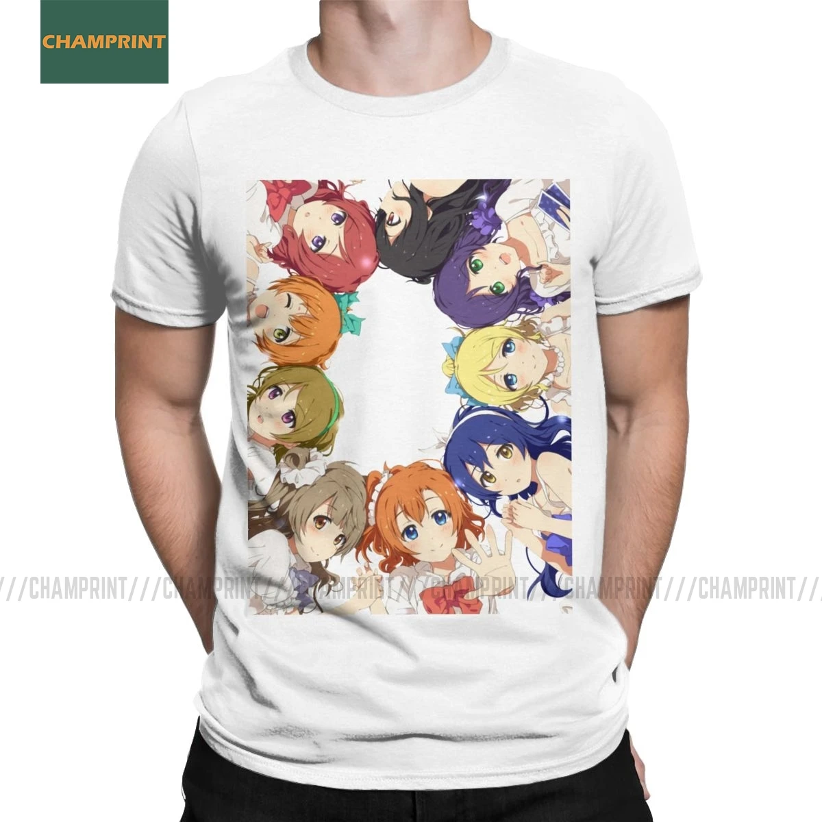 ラブライブミューズ男性tシャツロリ星空凛サンシャインaqours Tsushimaマキアニメtシャツ半袖tシャツ純粋な綿トップス T Shirts Aliexpress