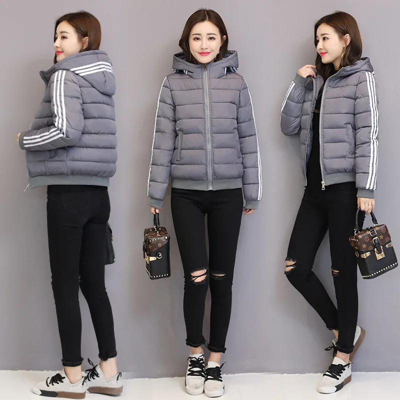 

Fashion brand temperament commuter short women's down cotton pad new student coat Slim original style winter coat women