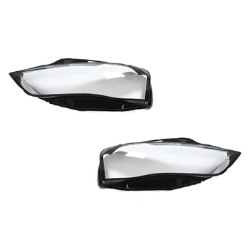 

2Pcs Car Clear Headlight Lens Cover Replacement head light lamp Shell Cover For-Audi A4 B9 2013-2015