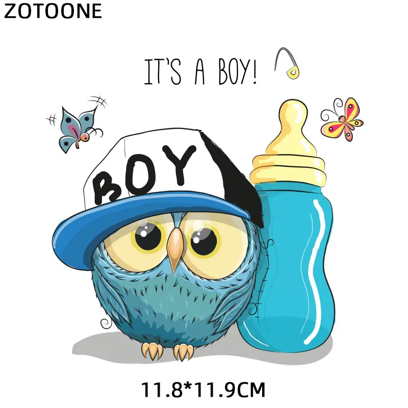 1330 ZOTOONE Милая музыкальная нашивка в виде совы, наклейки в виде животных, железные наклейки для одежды, футболки, аксессуары, аппликация, сделай сам, теплопередача G - Цвет: 1330
