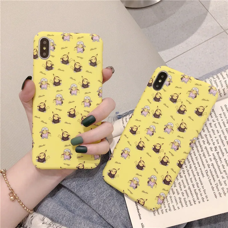 

Full Protective Matte Hard PC Phone Case for Iphone X 8 7 6 6S Plus Xs Max Cases Cute Cartoon Cover for Iphone Xr Case Fundas