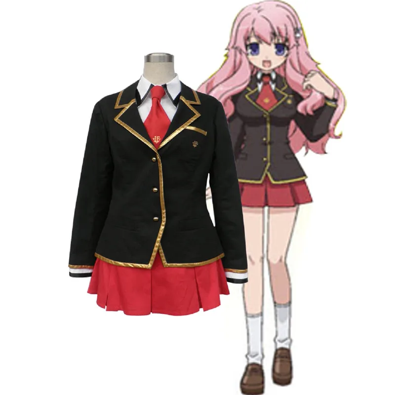 Baka to Test Shokanju Cosplay Fumizuki school Girl Uniform | Тематическая одежда и униформа