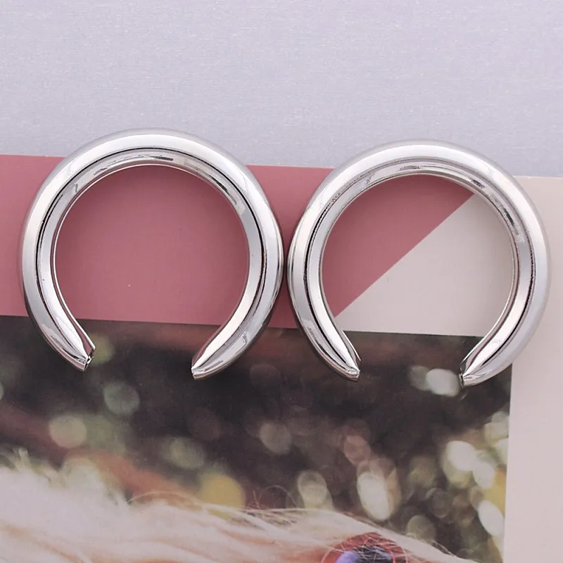 Fashion Unique Round Metal Hanging Dangle Earrings For Women Vintage Geometric Statement Drop Earrings Jewelry