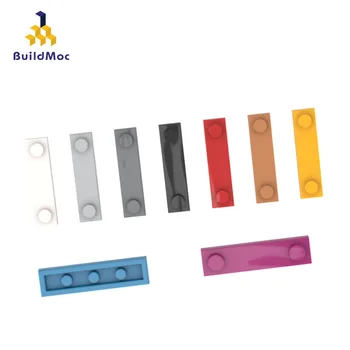 

BuildMOC 92593 1x4 with 2 particle sheets 41740 universal Brick For Building Blocks Parts DIY Educational Tech Parts Toys