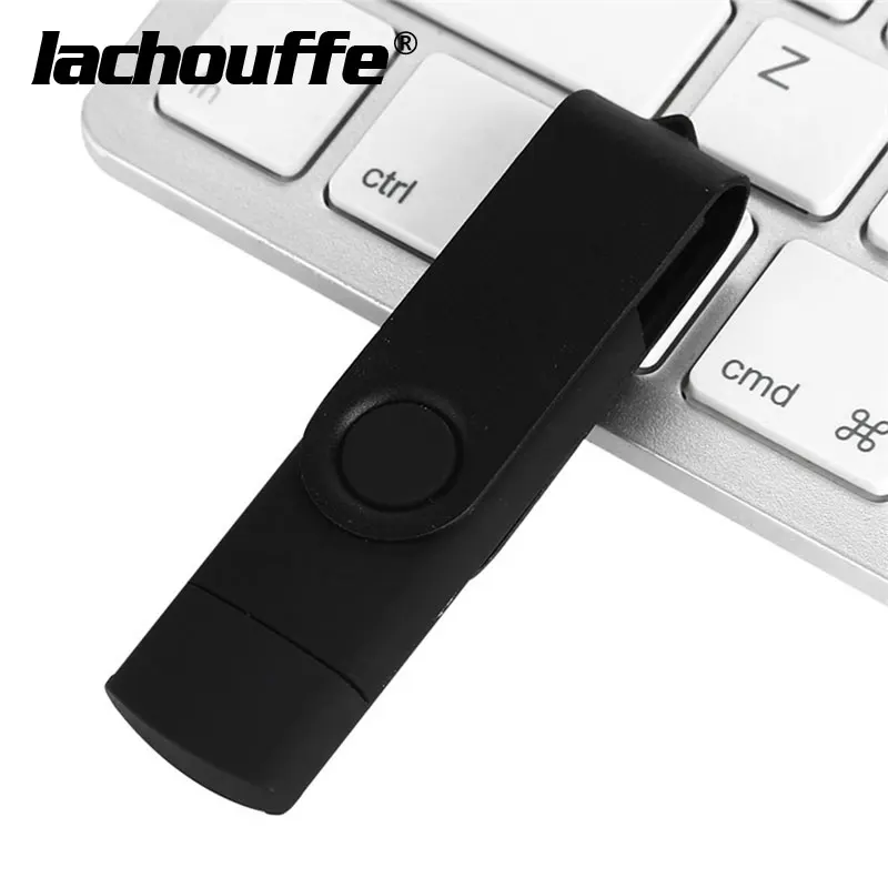 2 в 1 OTG ключ USB флеш-накопитель 32 Гб 64 ГБ высокоскоростной металлический флеш-накопитель 8 ГБ 16 ГБ флеш-накопитель USB 128 ГБ флеш-накопитель USB
