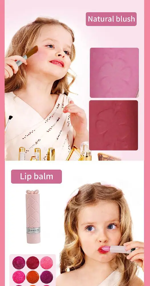 Kuulee 22754T Dreamy косметический чехол для детей водорастворимый Макияж Косметика ролевые игрушки макияж чехол Натуральная пыльца