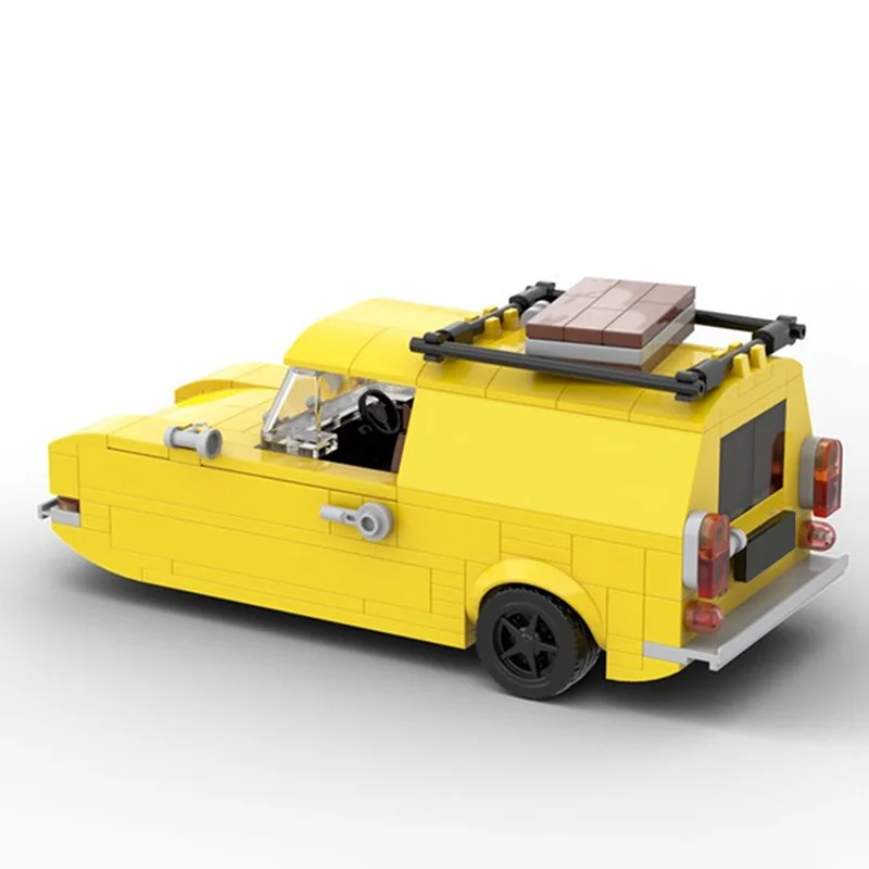 MOC In TV Only Fools and Horses High-Tech Yellow Cars Building