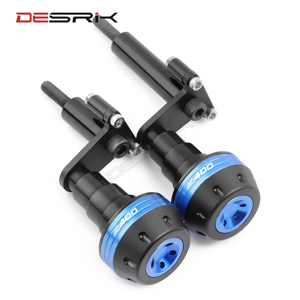DESRIK For KAWASAKI Z400 Z 400 2018 2019 2020 Motorcycle Falling Protection Frame Slider Fairing Guard Anti Crash Pad Protector