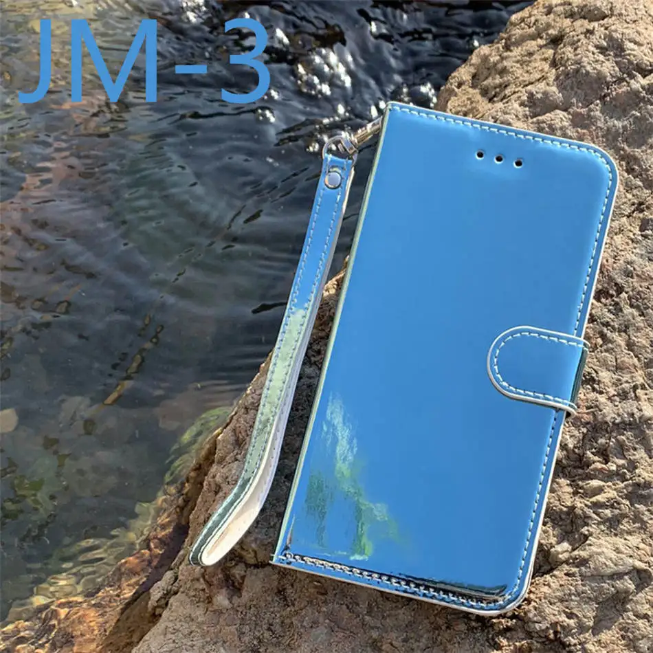 JM-3 Флип из искусственной кожи блестящий чехол для телефона Xiaomi mi A3 CC9E голографический чехол s mi 9T Pro Роскошный чехол-Кошелек Чехол-подставка вспышка на солнце - Цвет: JM-3