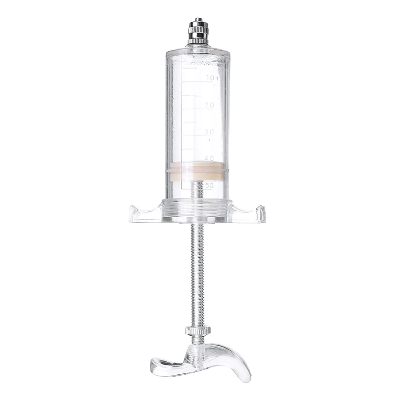 50cc Veterinary Medicine For Pets Reusable 12cm Tube Pipe For Hydroponics for Cattle, Goat& Sheep Plastics Feeding Syringe