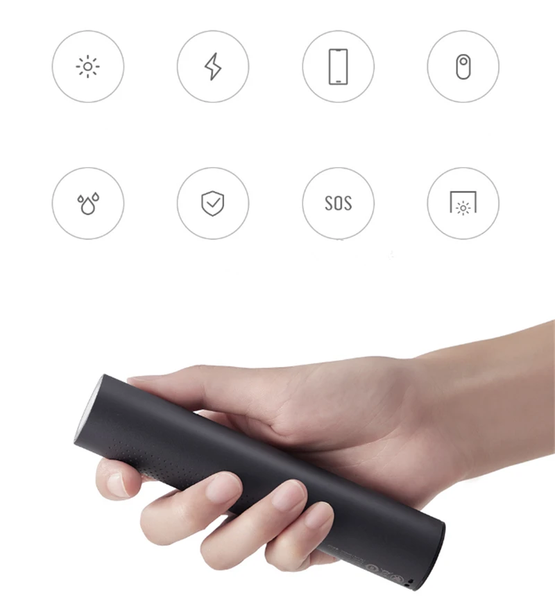 Xiaomi mi LPB02 mi ni Мощность банк 5000 мАч с светодиодный фонарик 18 Вт QC3.0 PFast pfast от крепление для спортивной камеры Xiao mi эко-Системы для Iphone 8 X