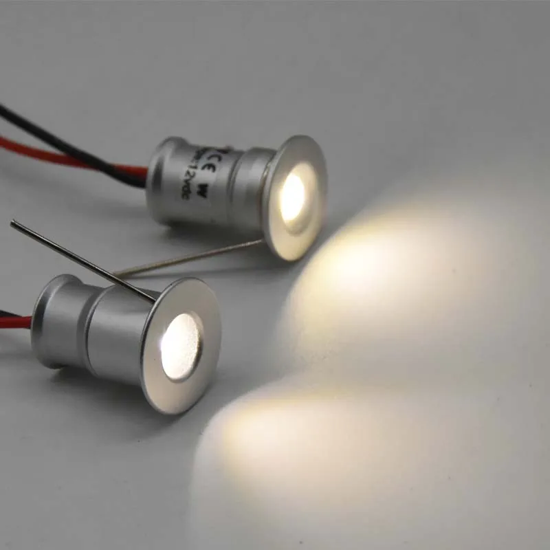 LED Spotlight RGB 1W IP65 12V 24V 15mm 25mm Indoor Dimmable
