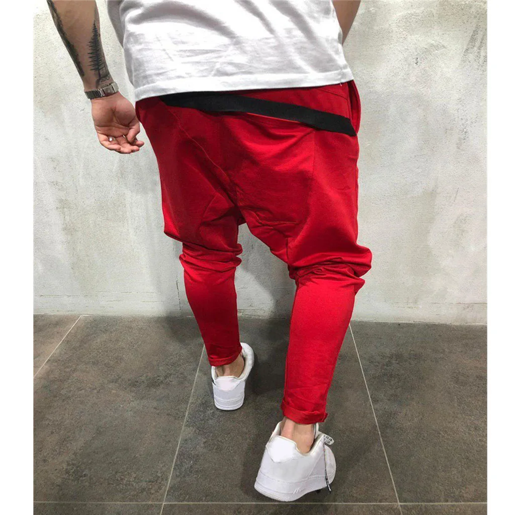 Брюки мужские повседневные штаны спортивные штаны хип-хоп pantalon homme тактические Модные Повседневные Удобные мужские на шнуровке новые штаны Z4