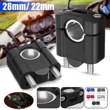 2 шт. 22 мм 28 универсальный ручной стержень, для мотоциклетного руля брусок ЧПУ-типа зажимы ручка стойки для руля для 7/" 1-1/8 для Dirt Pit велосипедный зажим стояк конус