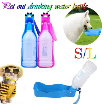 

Portable Pet Dog Water Bottle Walking Portable Pet Travel Drink Cup Dispenser Outdoor Water Dispenser Feeder Pet Product S/L