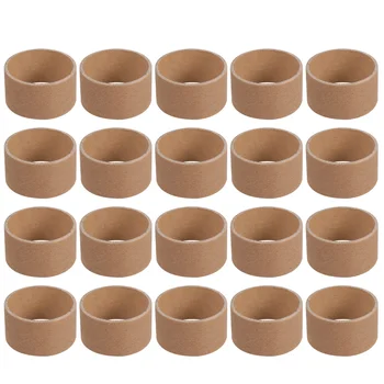 

20pcs Cardboard Tubes Brown DIY Craft Paper Rolls for Art Project